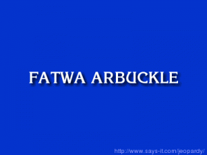 Fatwa Arbuckle